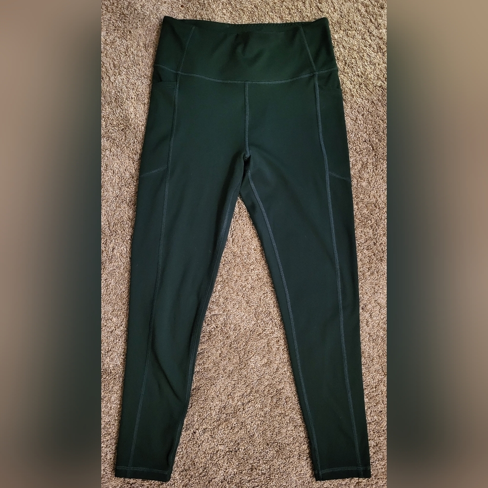 Victoria's Secret Dark Green High-Waist Leggings